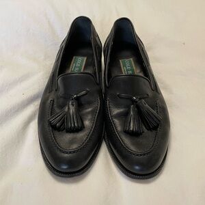 Cole Haan Tassel Loafer Black Made in Italy Sz 8